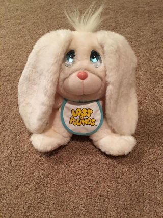 Lost N’ Founds Galoob Bunny Rabbit Plush.  1989