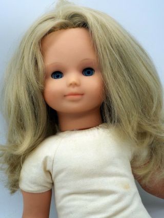 Vintage Gotz Puppe Doll 19” Blonde Blue Eyes West Germany Soft Body 120/15