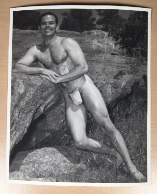 Vintage Male Nude Outdoors,  Western Photography Guild,  4x5 Gay Interest