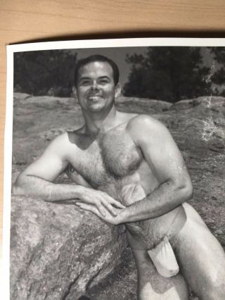 Vintage Male Nude Outdoors,  Western Photography Guild,  4x5 Gay interest 2