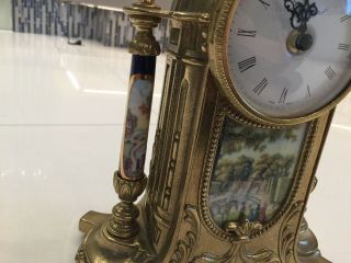 Ornate Imperial Antique clock made in Italy 6