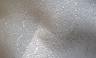 Drapes Curtains Pair Vintage Mid Century White Pinch Pleated Fiberglass? Shiny