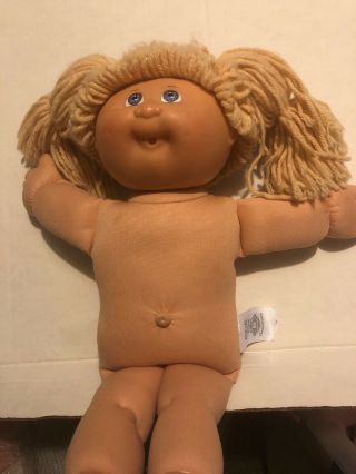 25th Anniversary Cabbage Patch Doll Blonde Hair/freckles/blue Eyes