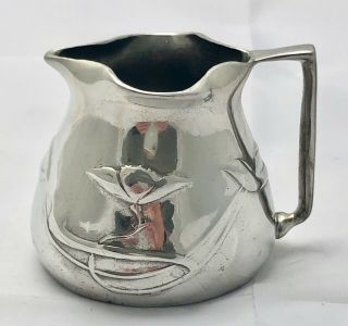 early liberty & co tudric art nouveau pewter milk jug archibald knox 025 7