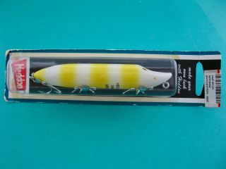 Limited Heddon Lipless Vamp Spook - White And Yellow Stripes - Unfished In Package