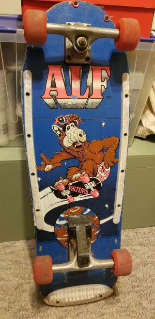 Vintage 1987 Valterra Alf Skateboard Retro 80s