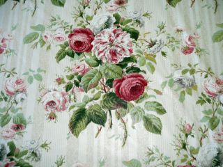 JUBILEE ROSE by COLEFAX & FOWLER - CLASSIC FABRIC DESIGN 3 yards 3