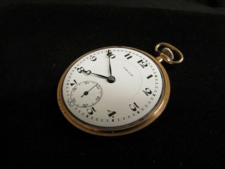 Antique BARCLAY POCKET SWISS WATCH 12s PW & S 7J Adjusted WADSWORTH Parts Repair 3