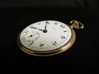Antique BARCLAY POCKET SWISS WATCH 12s PW & S 7J Adjusted WADSWORTH Parts Repair 4