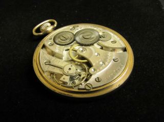 Antique BARCLAY POCKET SWISS WATCH 12s PW & S 7J Adjusted WADSWORTH Parts Repair 5