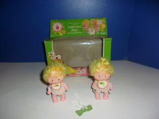 Vintage Kenner Strawberry Shortcake Doll Lem And Ada Twins S/h