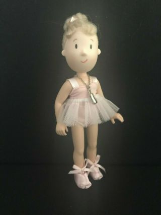 Vintage Madeline Ballerina 7 " Doll Figure With Outfit & Shoes 1999 Rare