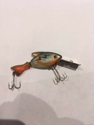 Heddon? Vintage Firetail Fishing Lure VERY RARE Color Pattern 2