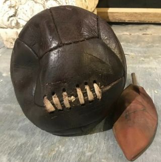 Antique Real Leather Football