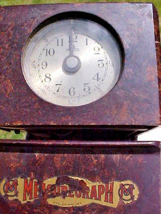 Antique Measuregraph Co Sewing Yard Fabric Store Measuring Device Steampunk 2