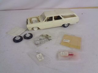 Vintage Screw Bottom 1964 Chevrolet Malibu Station Wagon Model Customizing Parts