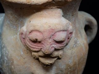 Pre - Columbian Mayan Effigy Clay Pot,  Central America 6
