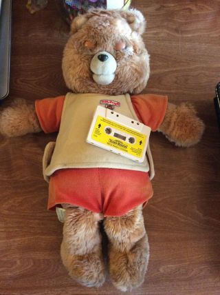 Vintage 3rd Generation Animated Teddy Ruxpin 1985 Worlds Of Wonder Parts/repair