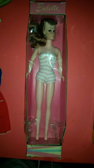For Janice McCloskey - Vintage Eegee Miss Babette Barbie Size Clone,  Box.  SS,  Heels 4