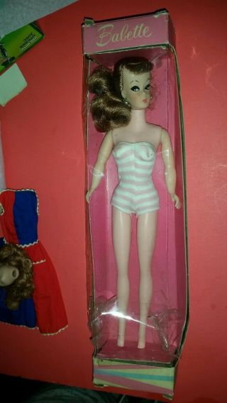 For Janice McCloskey - Vintage Eegee Miss Babette Barbie Size Clone,  Box.  SS,  Heels 7