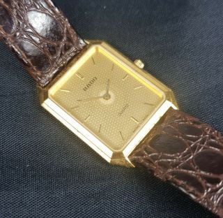 Rado Quartz Gold Plated Womens Swiss Watch Parts Repair Rado Gold Band