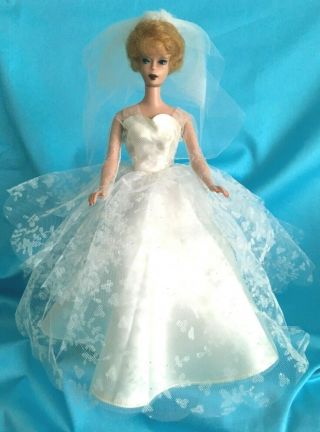 Vintage Barbie Wedding Gown & Veil 972 Wedding Day 1959 (without Doll)