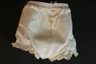 Vintage Madame Alexander Cissy Panties,  Satin Panties with Lace Trimming 1950 ' s 2