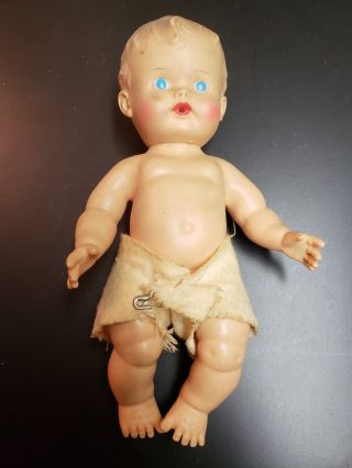 Vintage Ruth E Newton Baby Doll Sunbabe So - Wee Sun Rubber Co 9”