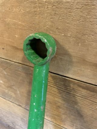 Vintage Antique John Deere 2 cyl Tractor Implement Farm Wrench Tool Paint 2