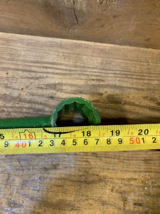 Vintage Antique John Deere 2 cyl Tractor Implement Farm Wrench Tool Paint 8