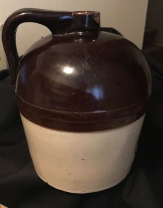 Antique Red Wing Stoneware Advertising Jug - Steuben County Wine Company Chicago 4