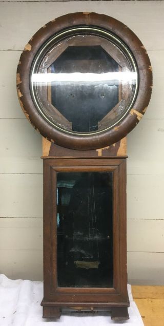 Antique Seth Thomas Regulator No.  2 Clock Case,  Case Only For Restoration/parts