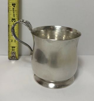Francis I Reed & Barton Sterling Silver Footed Baby Cup No Mono Francis The 1st