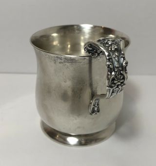 Francis I Reed & Barton Sterling Silver Footed Baby Cup No Mono Francis The 1st 5