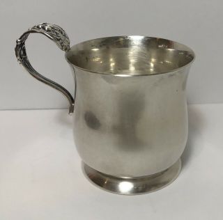 Francis I Reed & Barton Sterling Silver Footed Baby Cup No Mono Francis The 1st 7