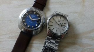 Vintage Seiko And Rotary Mens Watches
