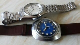 Vintage Seiko and Rotary mens watches 2