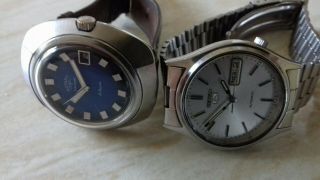 Vintage Seiko and Rotary mens watches 4