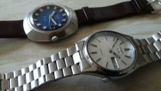 Vintage Seiko and Rotary mens watches 5