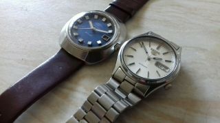 Vintage Seiko and Rotary mens watches 7