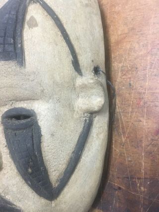 Vintage African Wood Carving Mask Face 4