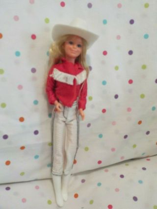 Vintage " Western Skipper " Doll,  All,  Hat,  Boots,  Barbie,  Excdmattel