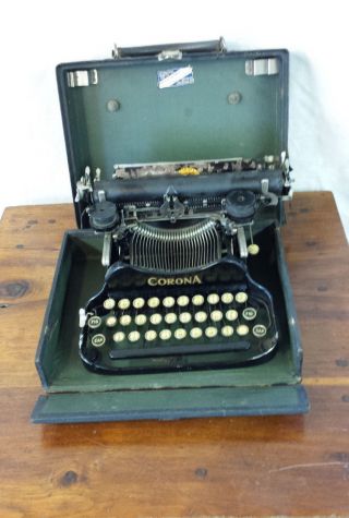 Vintage/antique Corona Folding Typewriter Portable