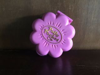 Vintage Polly Pocket Garden Surprise Compact Pink Case