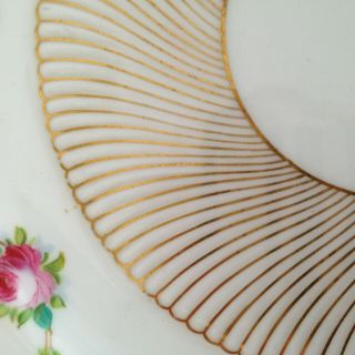 Set 11 Exquisite Cauldon for Tiffany & Co.  Decorated,  Raised Gold Dinner Plates 10