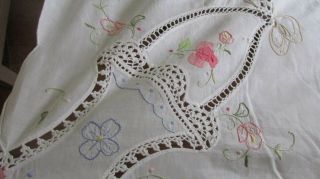 Large Cotton Lace Crochet Thread.  Large Throw / Table cloth / Bedspread.  Vtg 6
