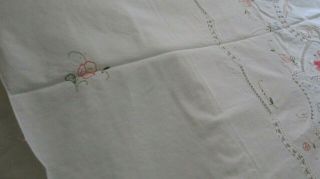 Large Cotton Lace Crochet Thread.  Large Throw / Table cloth / Bedspread.  Vtg 7
