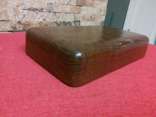 Antique American black walnut Box.  Fabulous 3