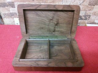 Antique American black walnut Box.  Fabulous 5
