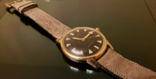 1960s Mens Vintage 10k Gp Croton Watch,  Serviced Cleaned,  Timed,  Oiled.
